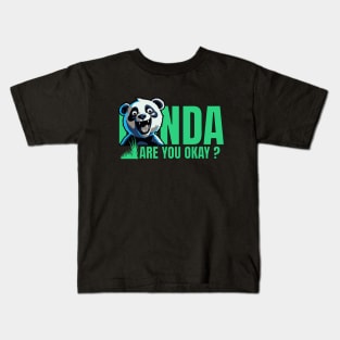 Panda are you okay Kids T-Shirt
